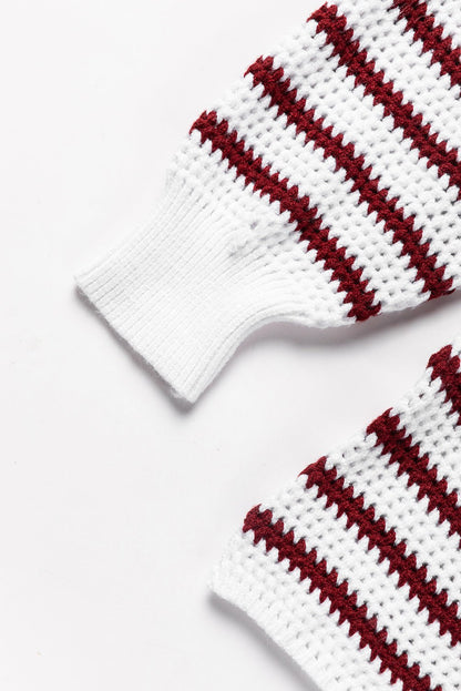 Aadhya Knit Hem Baggy Sweater - Hello Beautiful BoutiqueSweatersThreaded Pear