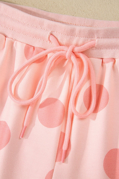 Aadhya Shoulder Pullover Drawstring Shorts - Hello Beautiful BoutiqueShort SetsThreaded Pear