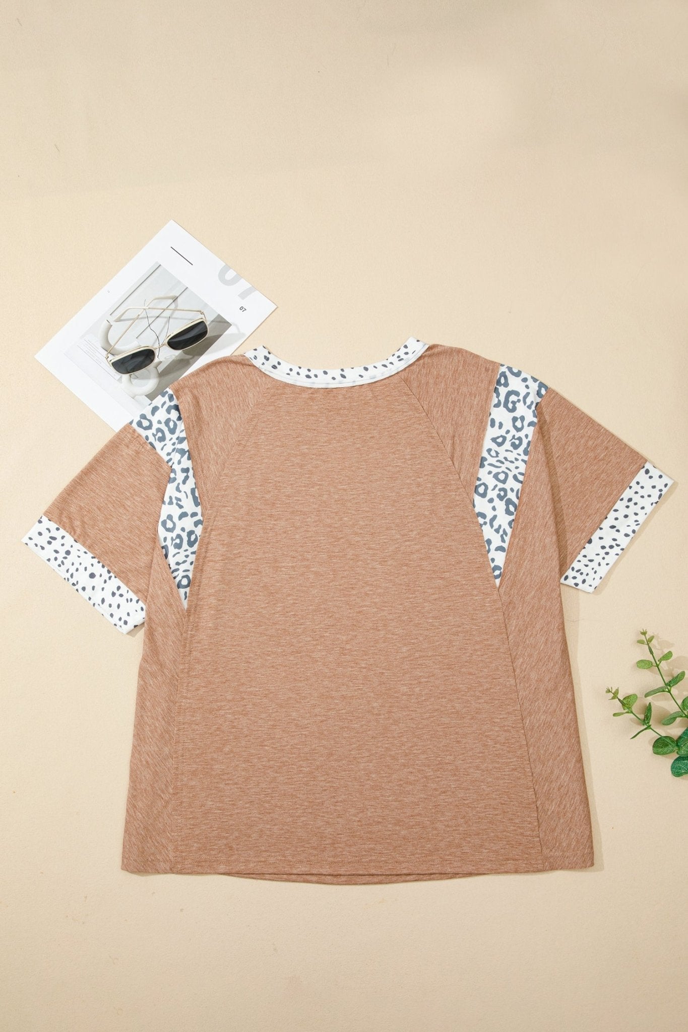 Abigail Color Block Patchwork PLUS Tee - Hello Beautiful BoutiquePlus Size TopsThreaded Pear