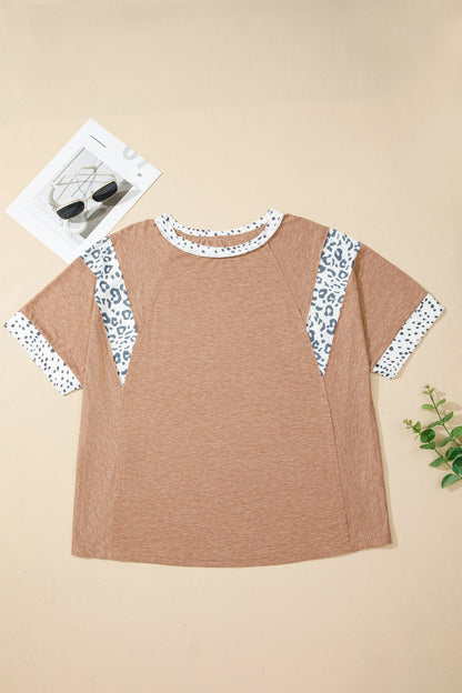 Abigail Color Block Patchwork PLUS Tee - Hello Beautiful BoutiquePlus Size TopsThreaded Pear
