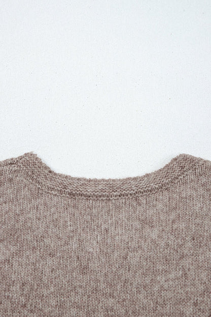 Abigail Detail Drop Shoulder Sweater - Hello Beautiful BoutiqueSweatersThreaded Pear