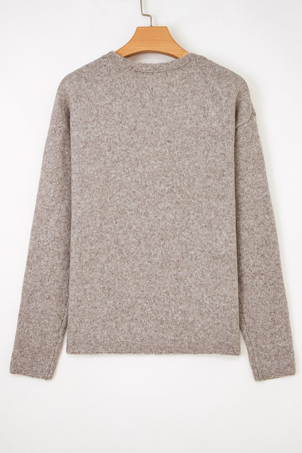 Abigail Detail Drop Shoulder Sweater - Hello Beautiful BoutiqueSweatersThreaded Pear