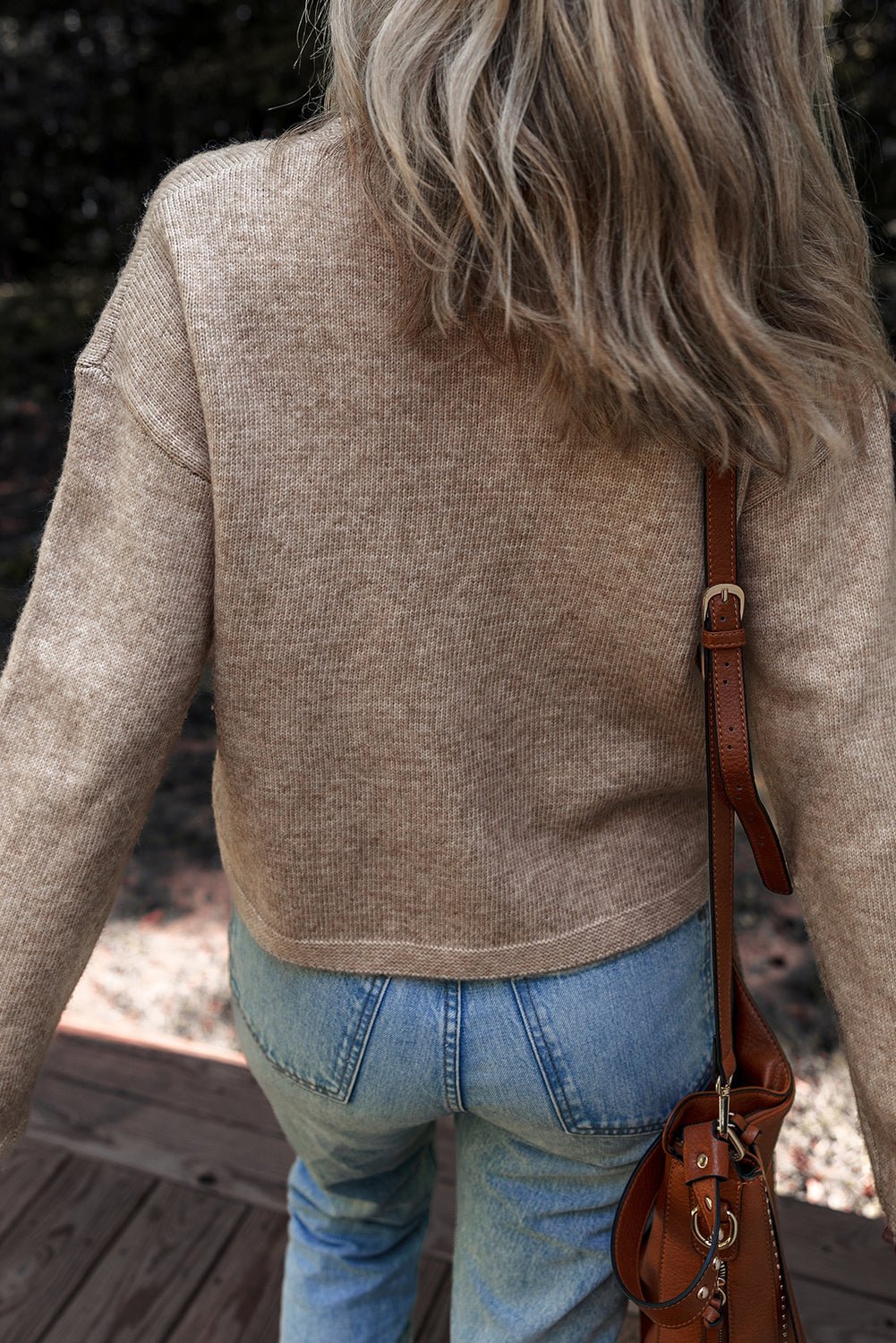 Abigail Detail Drop Shoulder Sweater - Hello Beautiful BoutiqueSweatersThreaded Pear