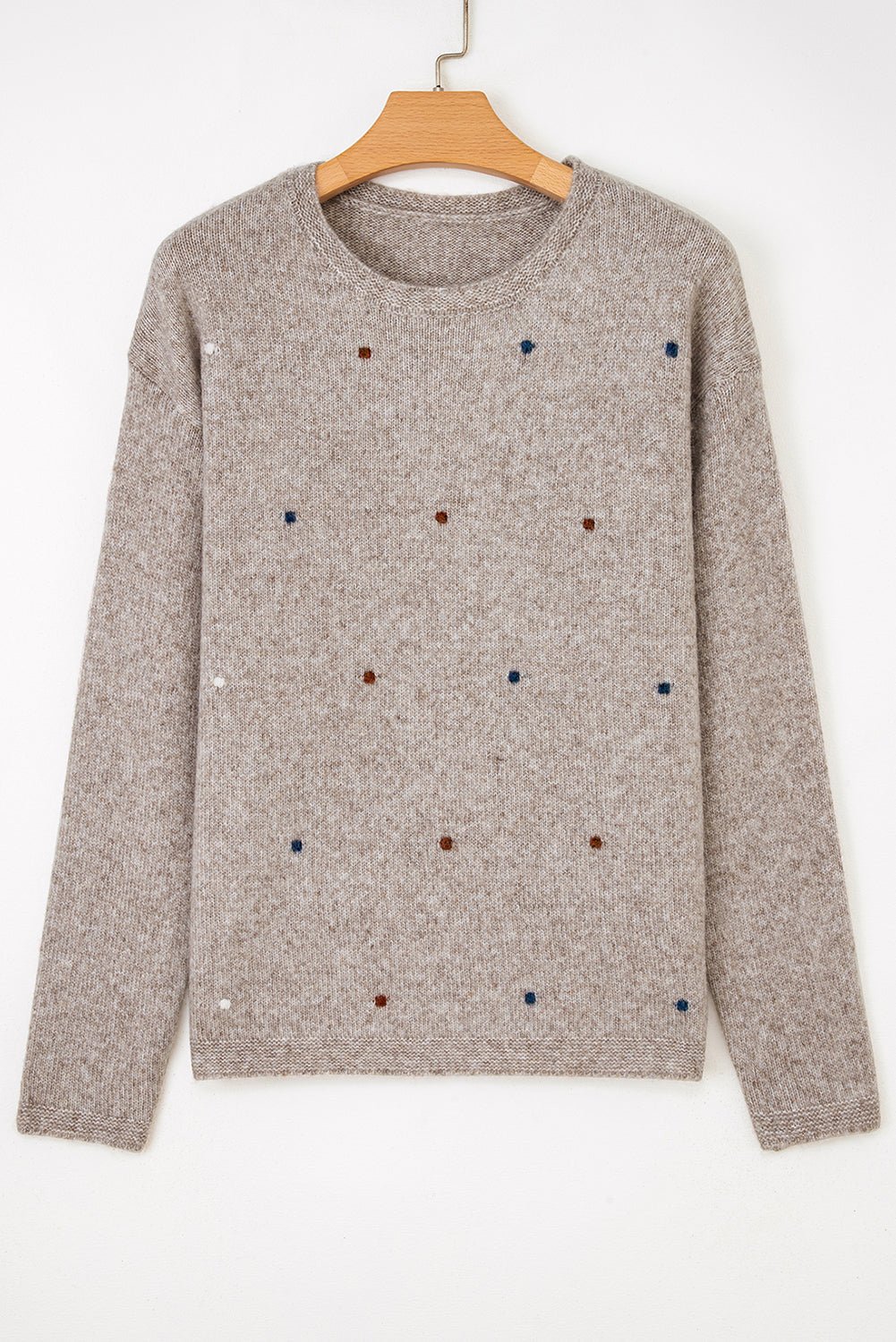 Abigail Detail Drop Shoulder Sweater - Hello Beautiful BoutiqueSweatersThreaded Pear