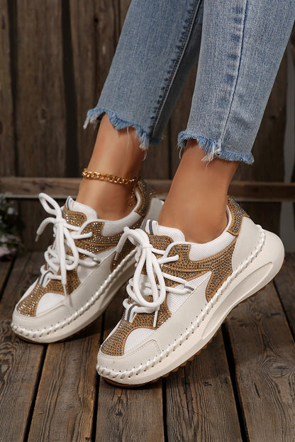 Abigail Lace Up Breathable Sneakers - Hello Beautiful BoutiqueWomens ShoesThreaded Pear