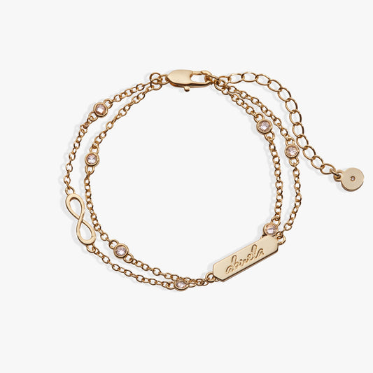 Abuela Infinity Chain Double Strand Bracelet - Hello Beautiful BoutiqueBraceletsALEX AND ANI