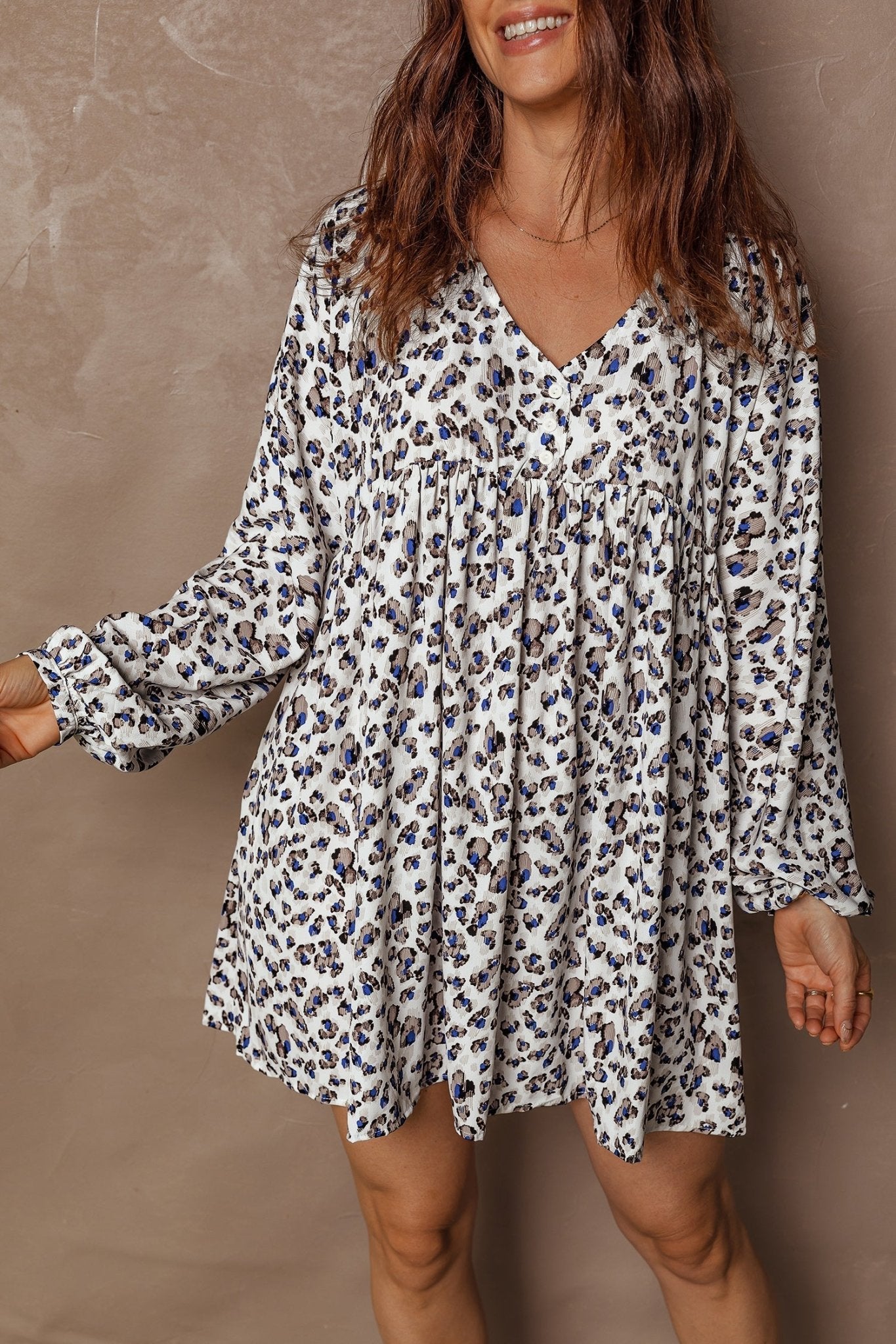 Adaline Long Sleeve Mini Dress - Hello Beautiful BoutiqueMini DressesThreaded Pear
