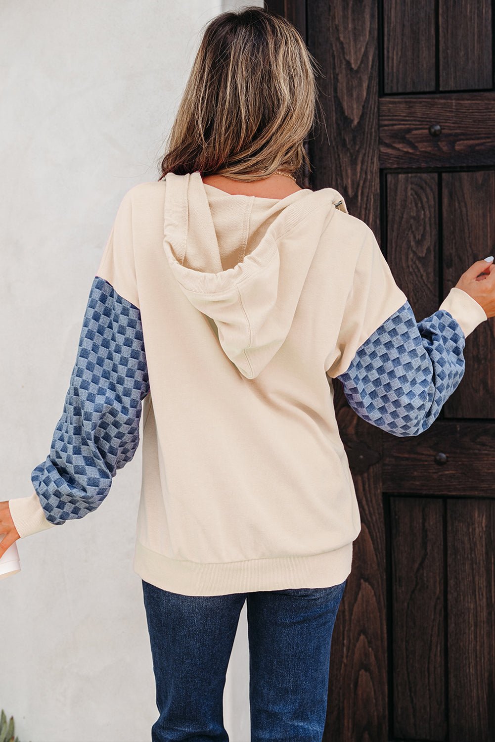 Adalynn Kangaroo Half Zipper Hoodie - Hello Beautiful BoutiqueSweatshirts & HoodiesThreaded Pear