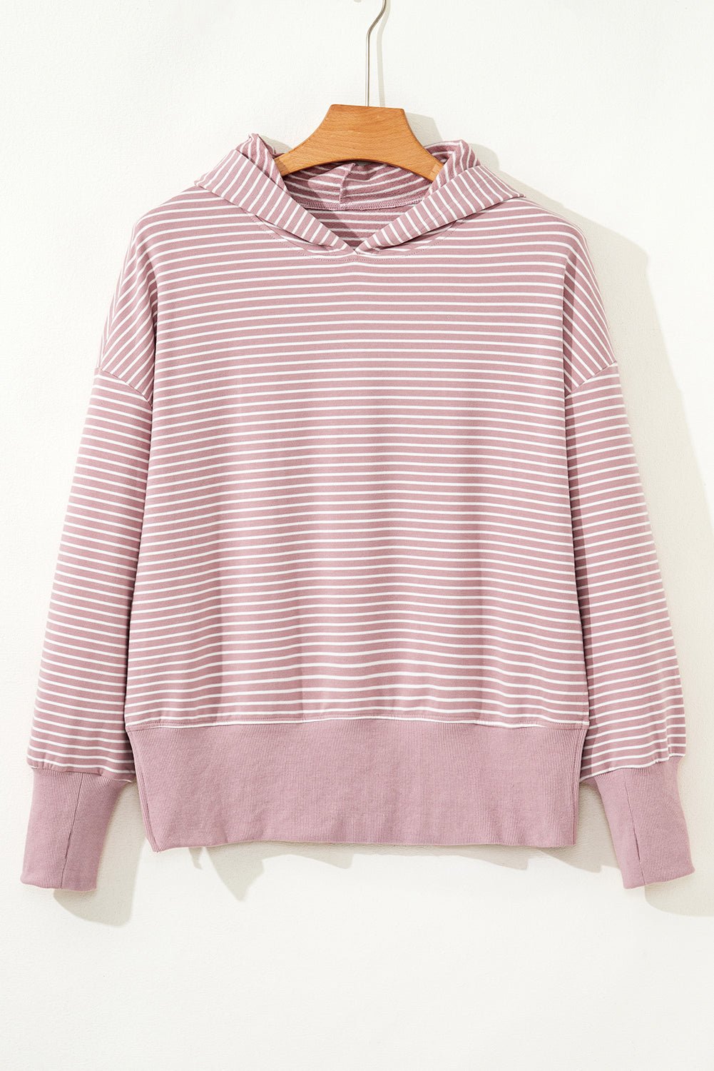 Addilyn Shoulder Loose Fit Hoodie - Hello Beautiful BoutiqueSweatshirts & HoodiesThreaded Pear