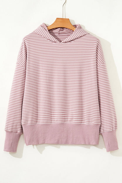 Addilyn Shoulder Loose Fit Hoodie - Hello Beautiful BoutiqueSweatshirts & HoodiesThreaded Pear