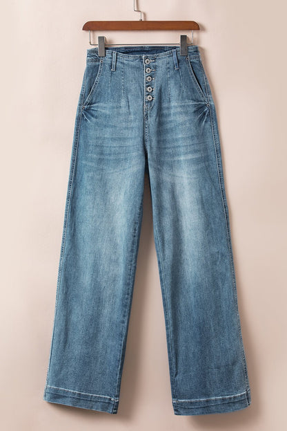 Addilyn Straight Loose Leg Jeans - Hello Beautiful BoutiqueJeansThreaded Pear
