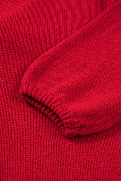 Addison Backless Bubble Sleeve Sweater - Hello Beautiful BoutiqueSweatersThreaded Pear