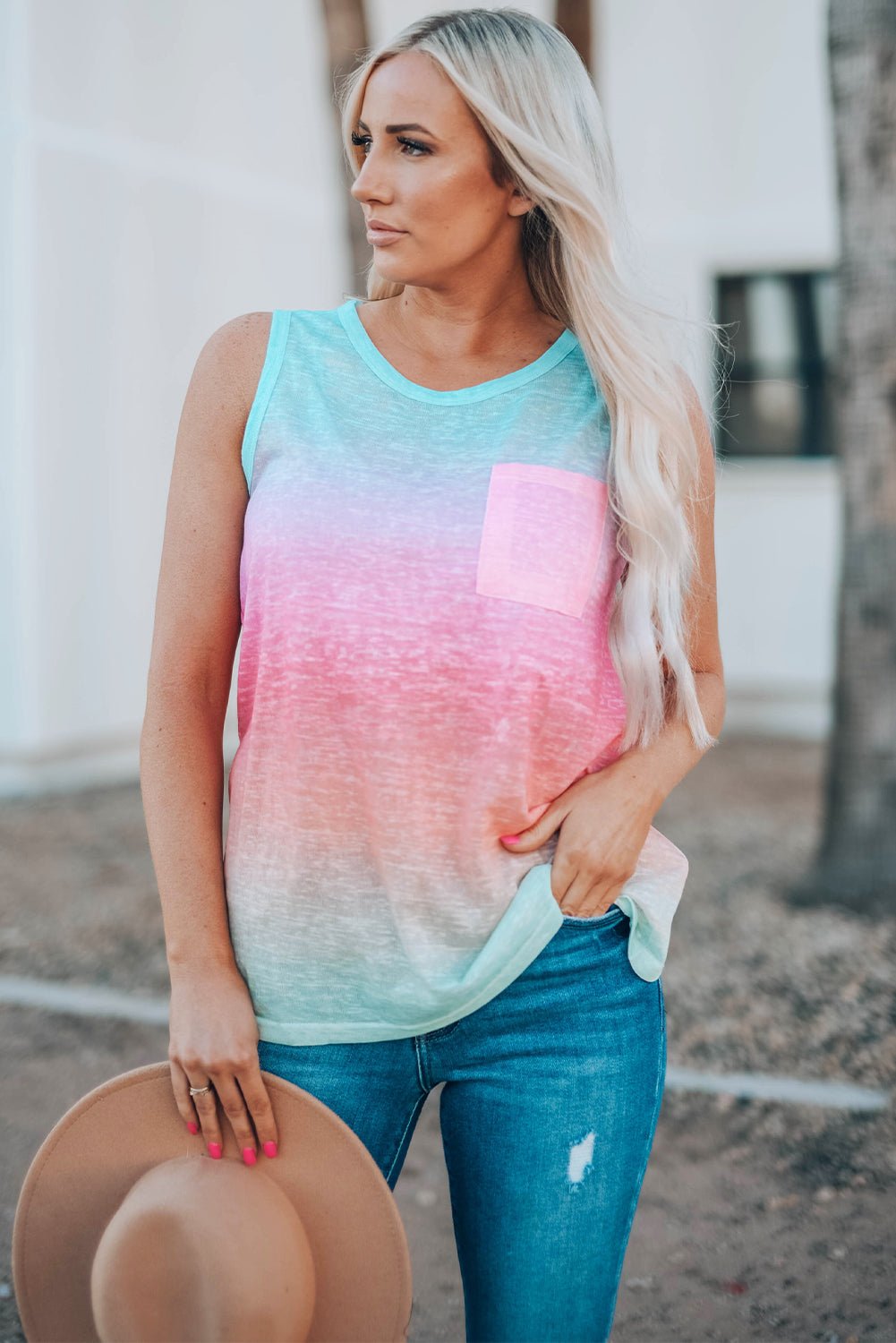 Addison Ombre Tank Top - Hello Beautiful BoutiqueTank TopsThreaded Pear