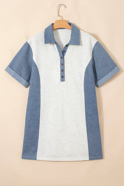 Adelaide Polo Collar T Shirt - Hello Beautiful BoutiqueT Shirt DressesThreaded Pear