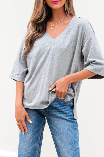 Adelaide Sleeve Oversized T Shirt - Hello Beautiful BoutiqueTops & TeesThreaded Pear