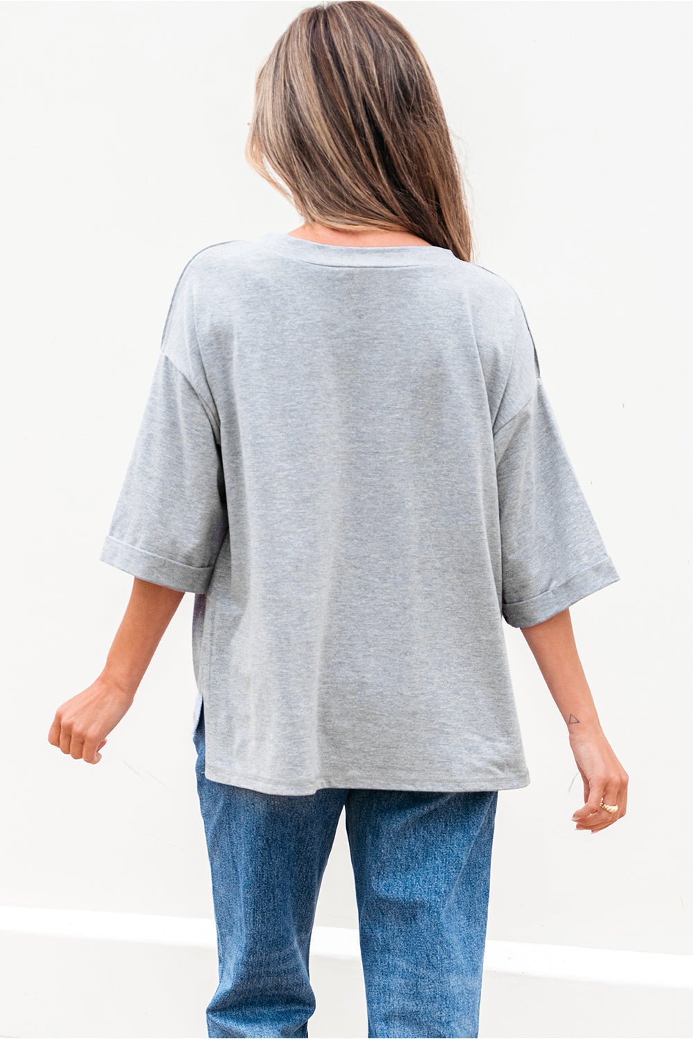 Adelaide Sleeve Oversized T Shirt - Hello Beautiful BoutiqueTops & TeesThreaded Pear