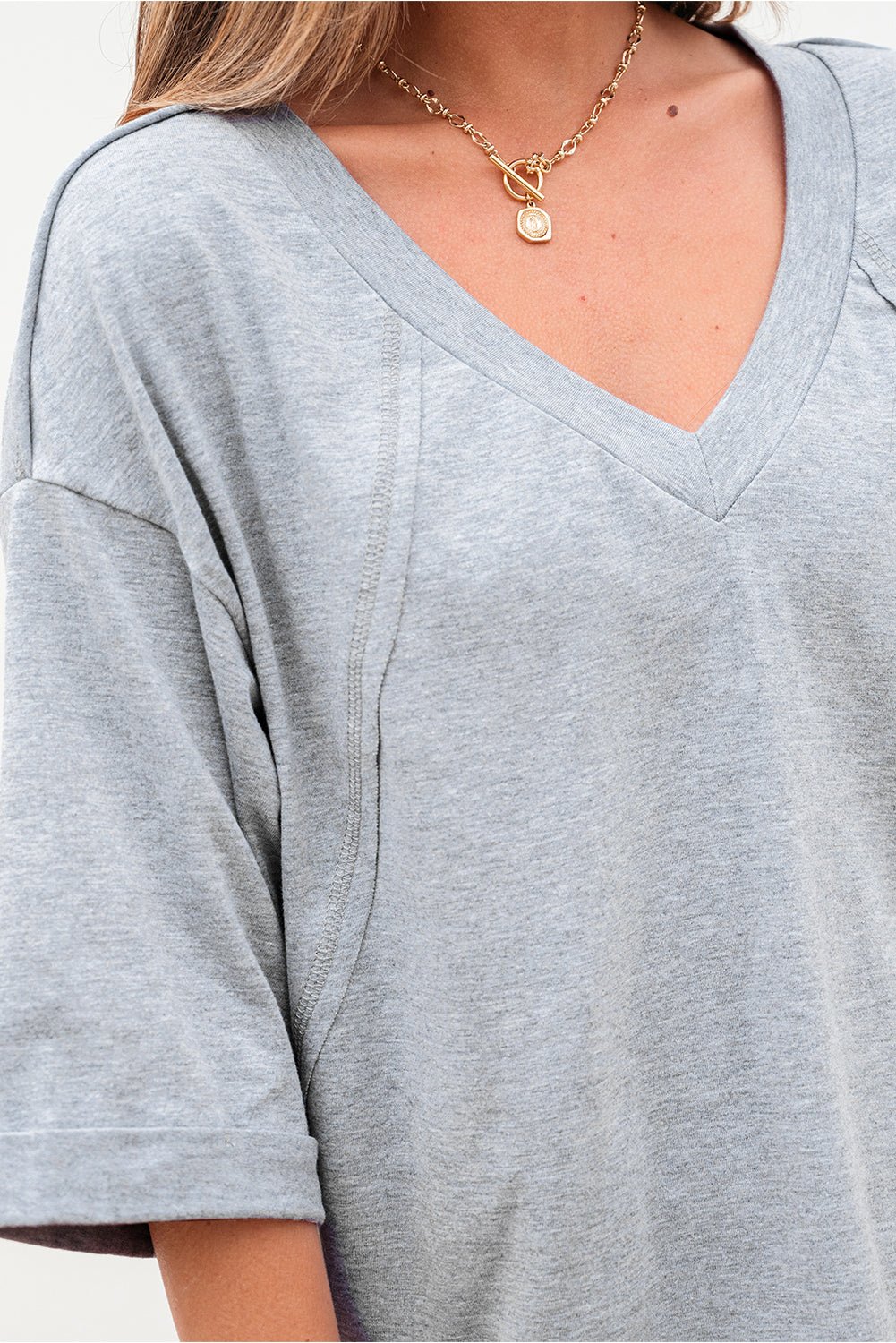 Adelaide Sleeve Oversized T Shirt - Hello Beautiful BoutiqueTops & TeesThreaded Pear