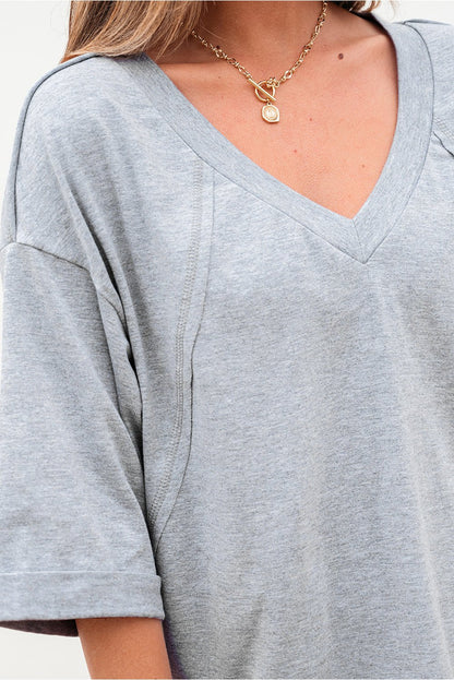 Adelaide Sleeve Oversized T Shirt - Hello Beautiful BoutiqueTops & TeesThreaded Pear