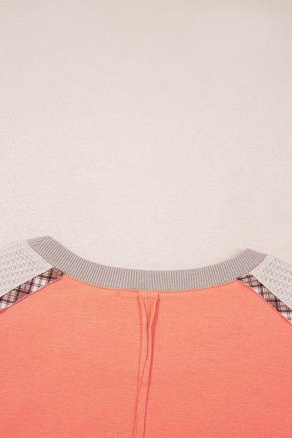 Adele Patchwork Bracelet Sleeve Top - Hello Beautiful Boutique15% OFFThreaded Pear
