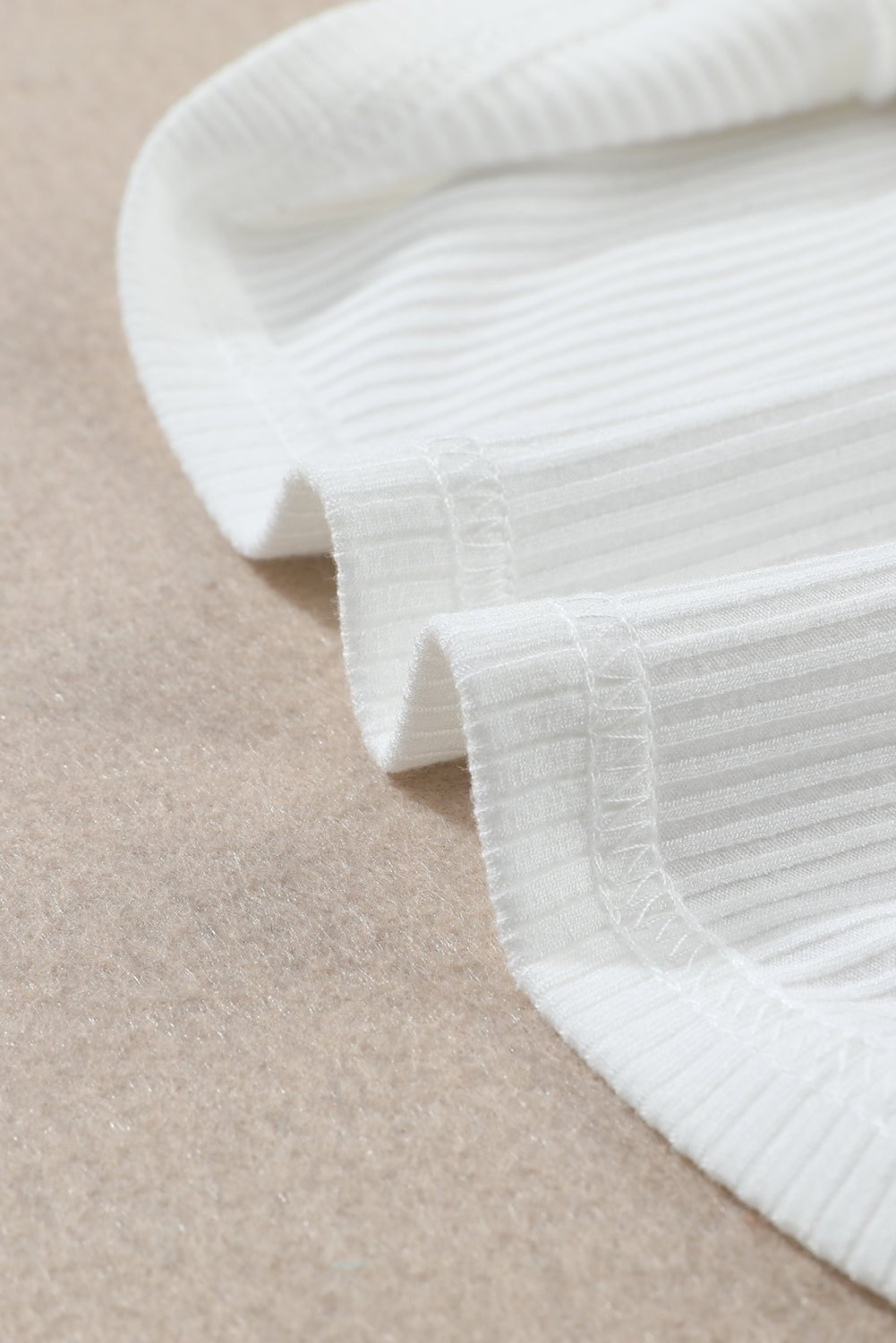 Adelyn Ribbed Knit High Long Sleeve Top - Hello Beautiful BoutiqueLong Sleeve TopsThreaded Pear