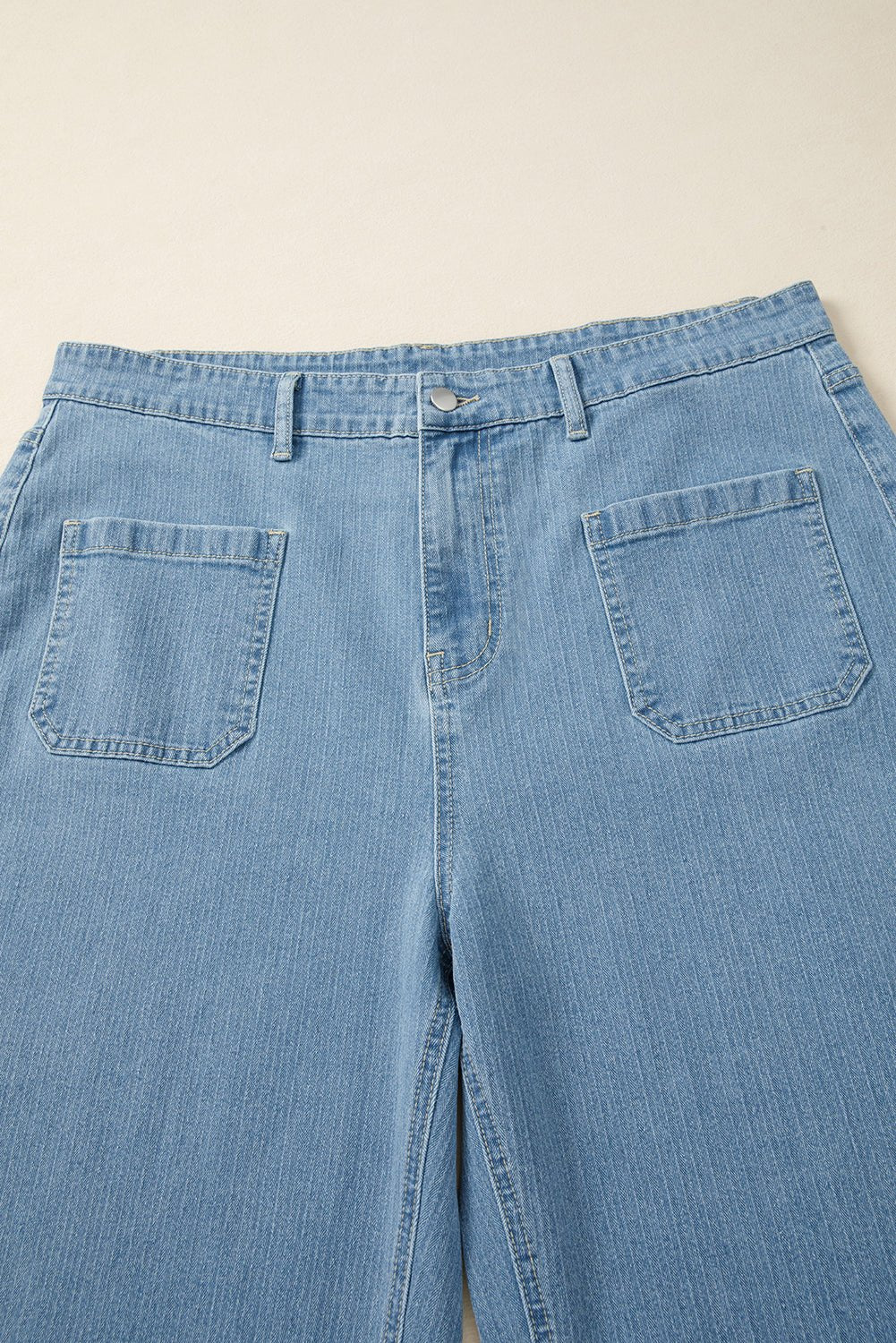 Adelyn Textured Wide Leg PLUS Jeans - Hello Beautiful BoutiquePlus Size BottomsThreaded Pear