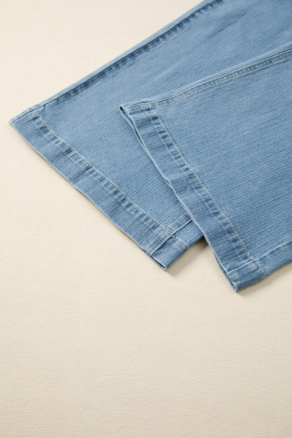 Adelyn Textured Wide Leg PLUS Jeans - Hello Beautiful BoutiquePlus Size BottomsThreaded Pear