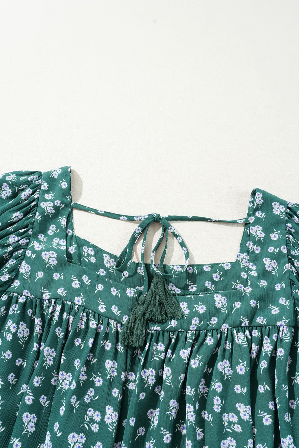 Adelynn Square Ruffled Trim PLUS Blouse - Hello Beautiful BoutiquePlus Size Blouses & ShirtsThreaded Pear