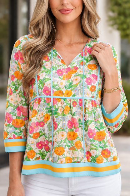 Adley Puff Sleeve Babydoll Blouse - Hello Beautiful Boutique20% OFFThreaded Pear