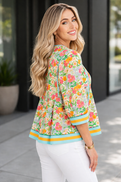 Adley Puff Sleeve Babydoll Blouse - Hello Beautiful Boutique20% OFFThreaded Pear