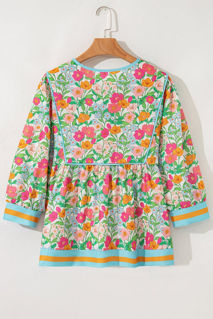 Adley Puff Sleeve Babydoll Blouse - Hello Beautiful Boutique20% OFFThreaded Pear