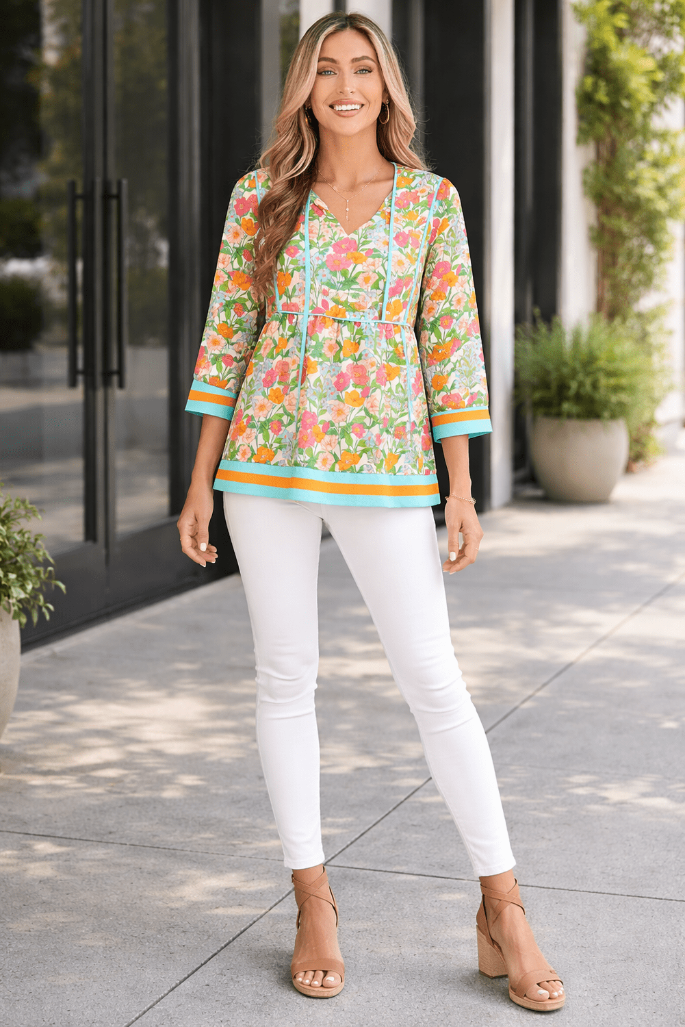 Adley Puff Sleeve Babydoll Blouse - Hello Beautiful Boutique20% OFFThreaded Pear