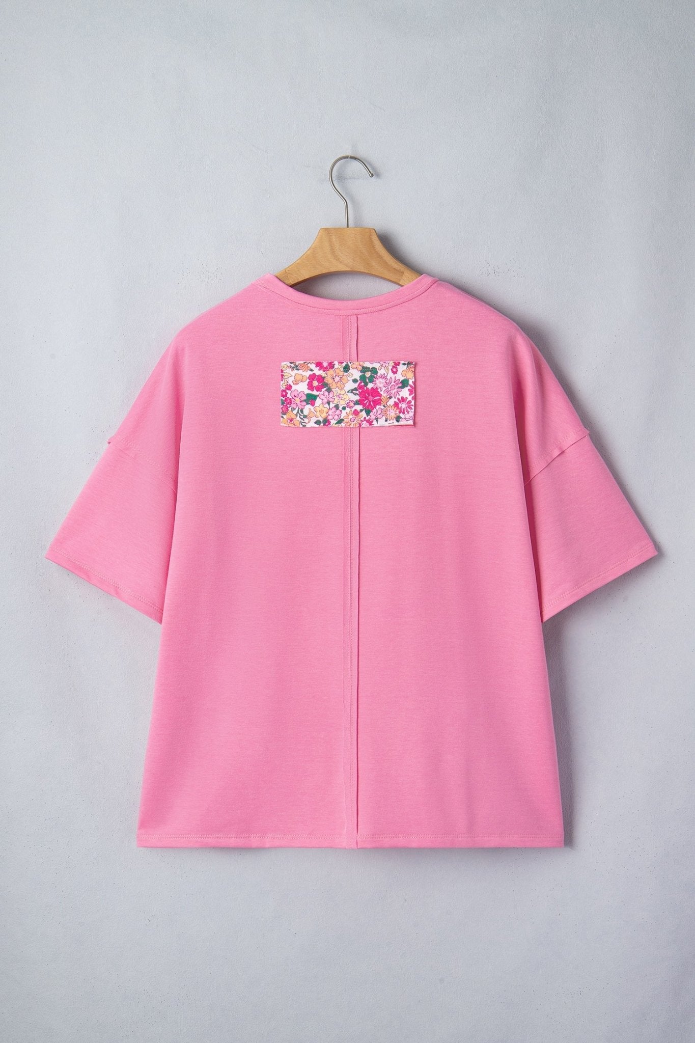 Adriana Big Flower Oversize Tee - Hello Beautiful BoutiqueTops & TeesThreaded Pear