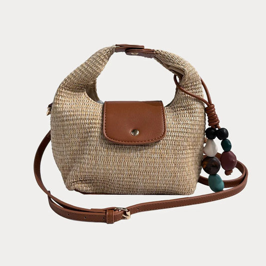 Ah - Dornded Courtney Raffia Crossbody Bag - Hello Beautiful BoutiquePurses/BagsAh - Dorned