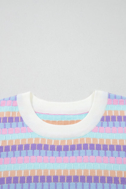 Ailany Knit Short Sleeve Sweater - Hello Beautiful BoutiqueShort Sleeve SweatersThreaded Pear
