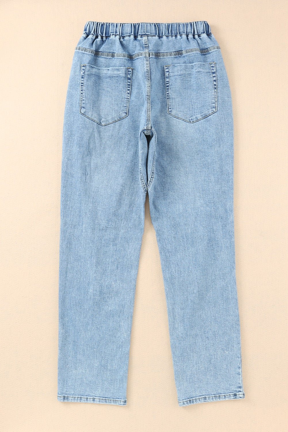 Aileen Gather Distressed Jogger - Hello Beautiful BoutiqueJeansThreaded Pear