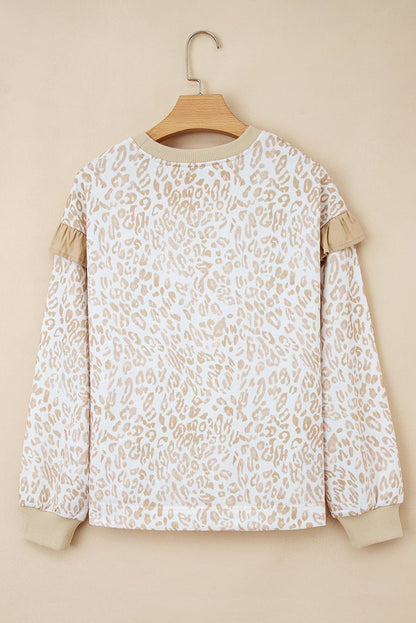 Aimee Detail Ribbed Trim Sweatshirt - Hello Beautiful BoutiqueSweatshirts & HoodiesThreaded Pear
