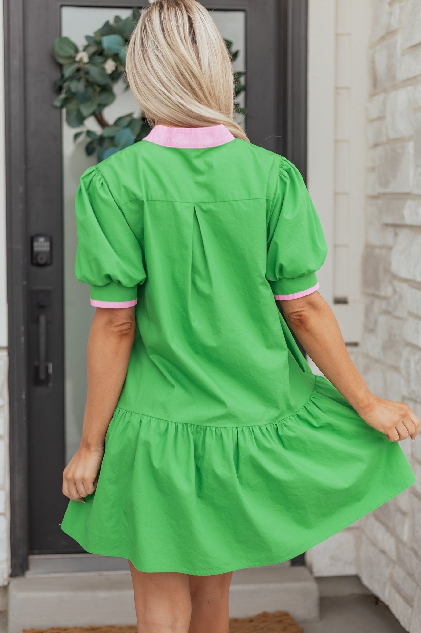 Ainara Ruffle Hem Mini Dress - Hello Beautiful BoutiqueMini DressesThreaded Pear