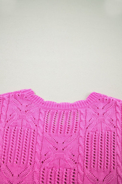 Ainara Trim Short Sleeve Sweater - Hello Beautiful BoutiqueShort Sleeve SweatersThreaded Pear