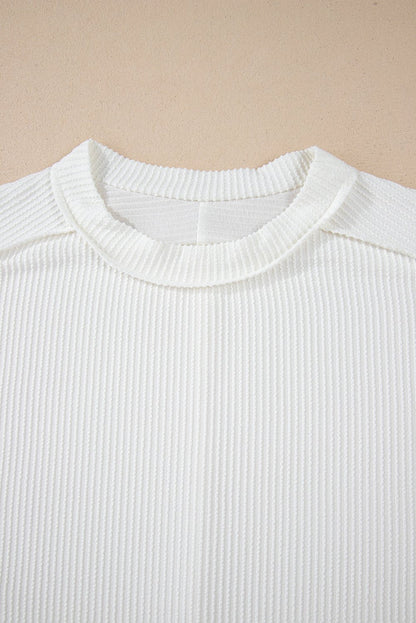 Ainhoa Stitching T Shirt T-Shirt - Hello Beautiful BoutiqueBlouses & ShirtsThreaded Pear