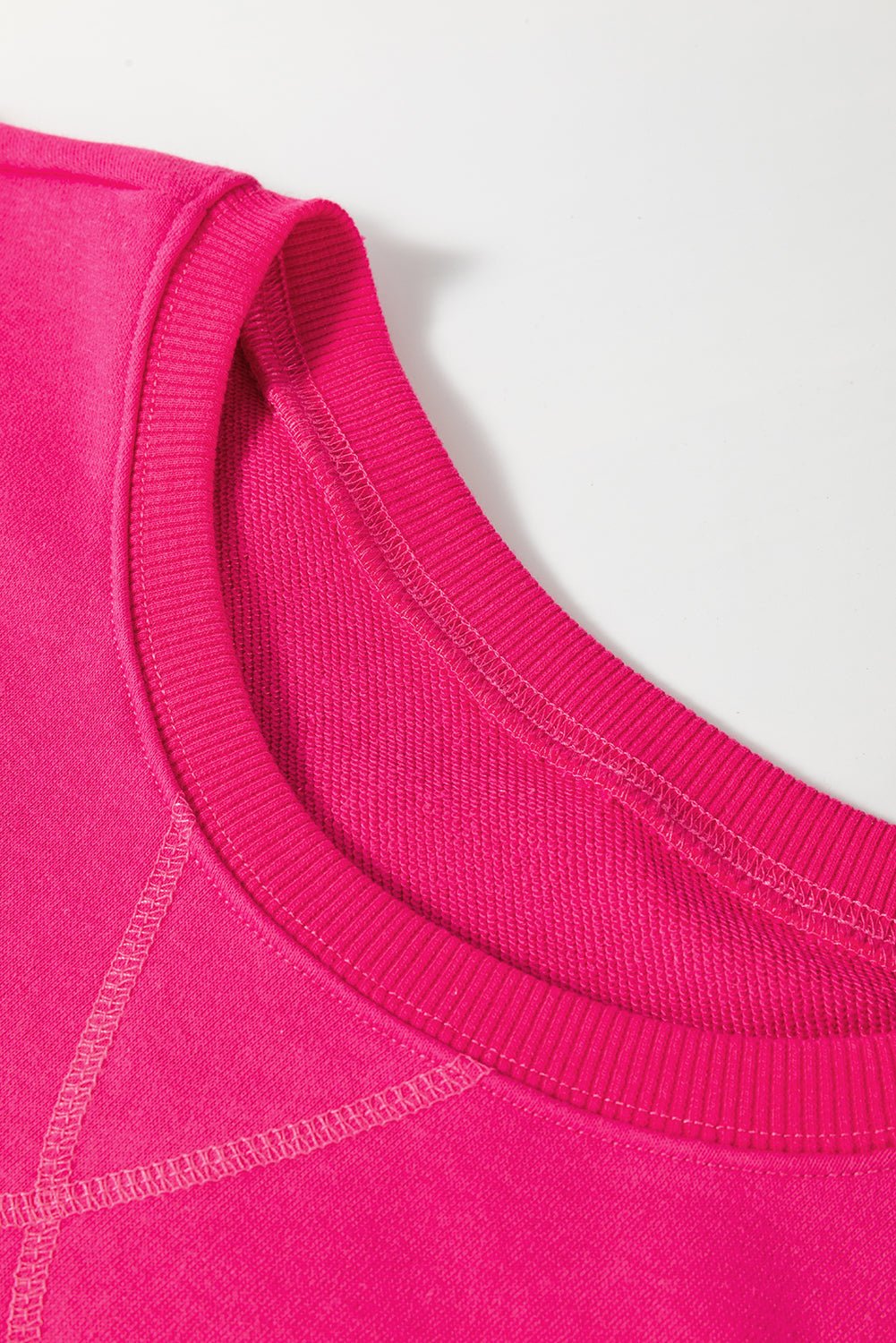 Ainsley Crisscross Stitching Loose Sweatshirt - Hello Beautiful BoutiqueSweatshirts & HoodiesThreaded Pear