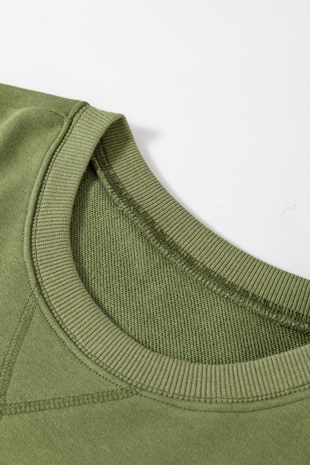Ainsley Crisscross Stitching Loose Sweatshirt - Hello Beautiful BoutiqueSweatshirts & HoodiesThreaded Pear
