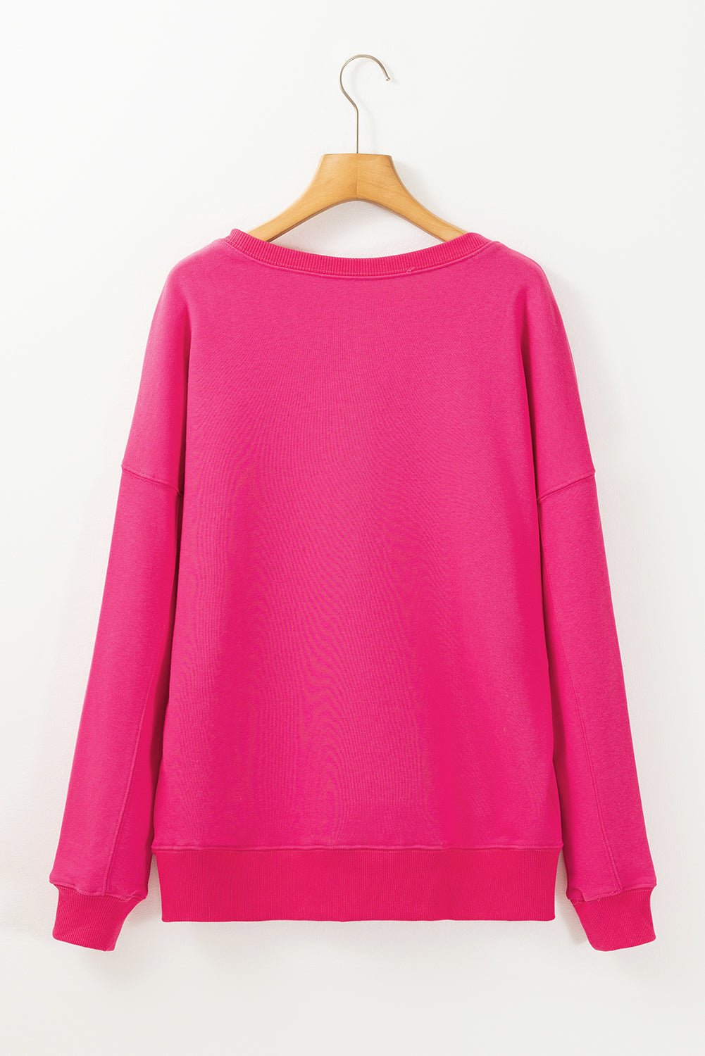 Ainsley Crisscross Stitching Loose Sweatshirt - Hello Beautiful BoutiqueSweatshirts & HoodiesThreaded Pear