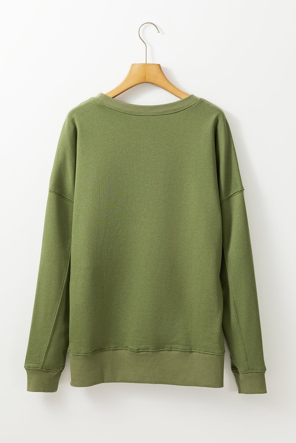 Ainsley Crisscross Stitching Loose Sweatshirt - Hello Beautiful BoutiqueSweatshirts & HoodiesThreaded Pear