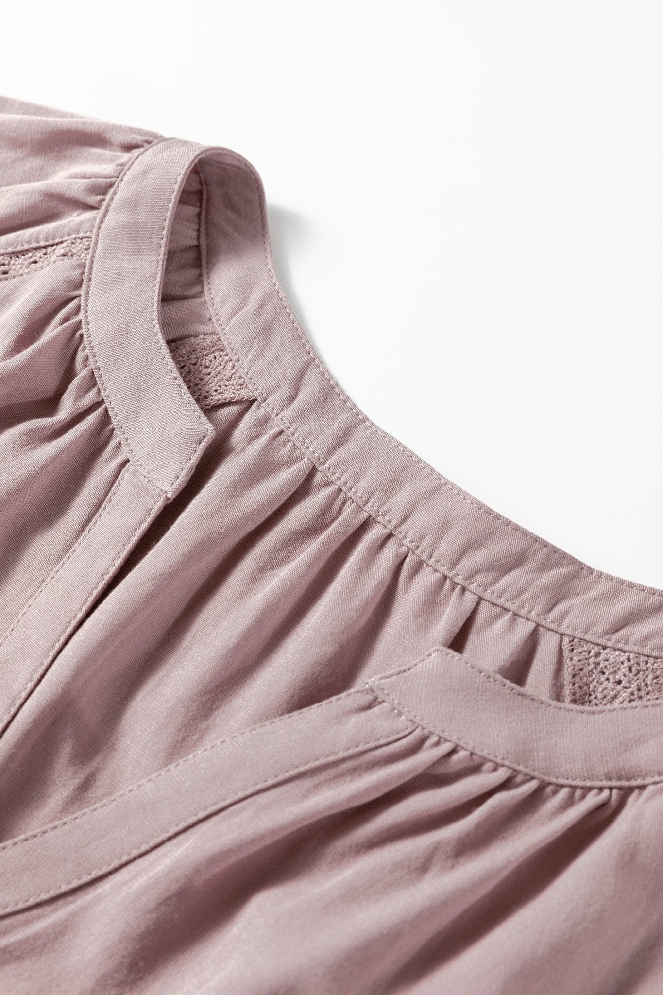 Ainsley Slit Ruffled Loose Blouse - Hello Beautiful BoutiqueBlouses & ShirtsThreaded Pear
