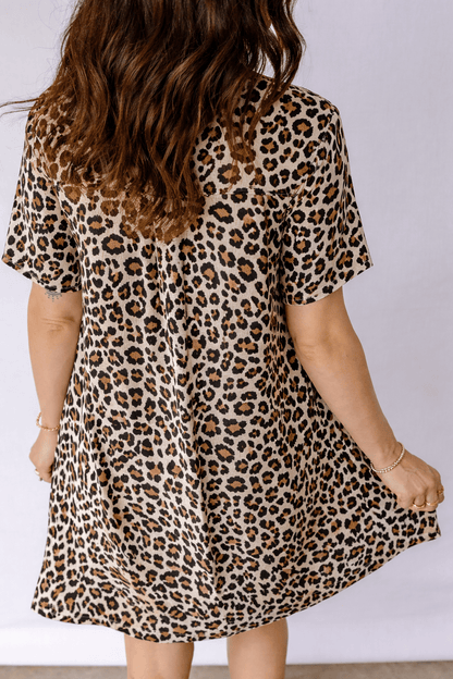 Aisha Sleeve Loose Mini Dress - Hello Beautiful BoutiqueMini DressesThreaded Pear