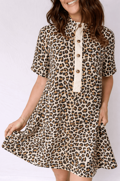 Aisha Sleeve Loose Mini Dress - Hello Beautiful BoutiqueMini DressesThreaded Pear