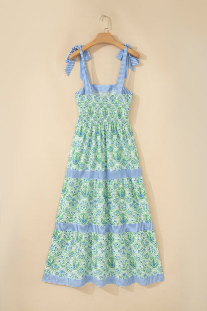 Akira Patchwork Detail Sleeveless Dress - Hello Beautiful BoutiqueFloral DressesThreaded Pear