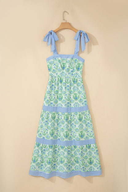 Akira Patchwork Detail Sleeveless Dress - Hello Beautiful BoutiqueFloral DressesThreaded Pear