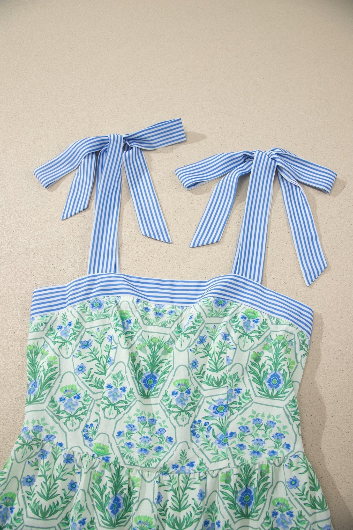 Akira Patchwork Detail Sleeveless Dress - Hello Beautiful BoutiqueFloral DressesThreaded Pear