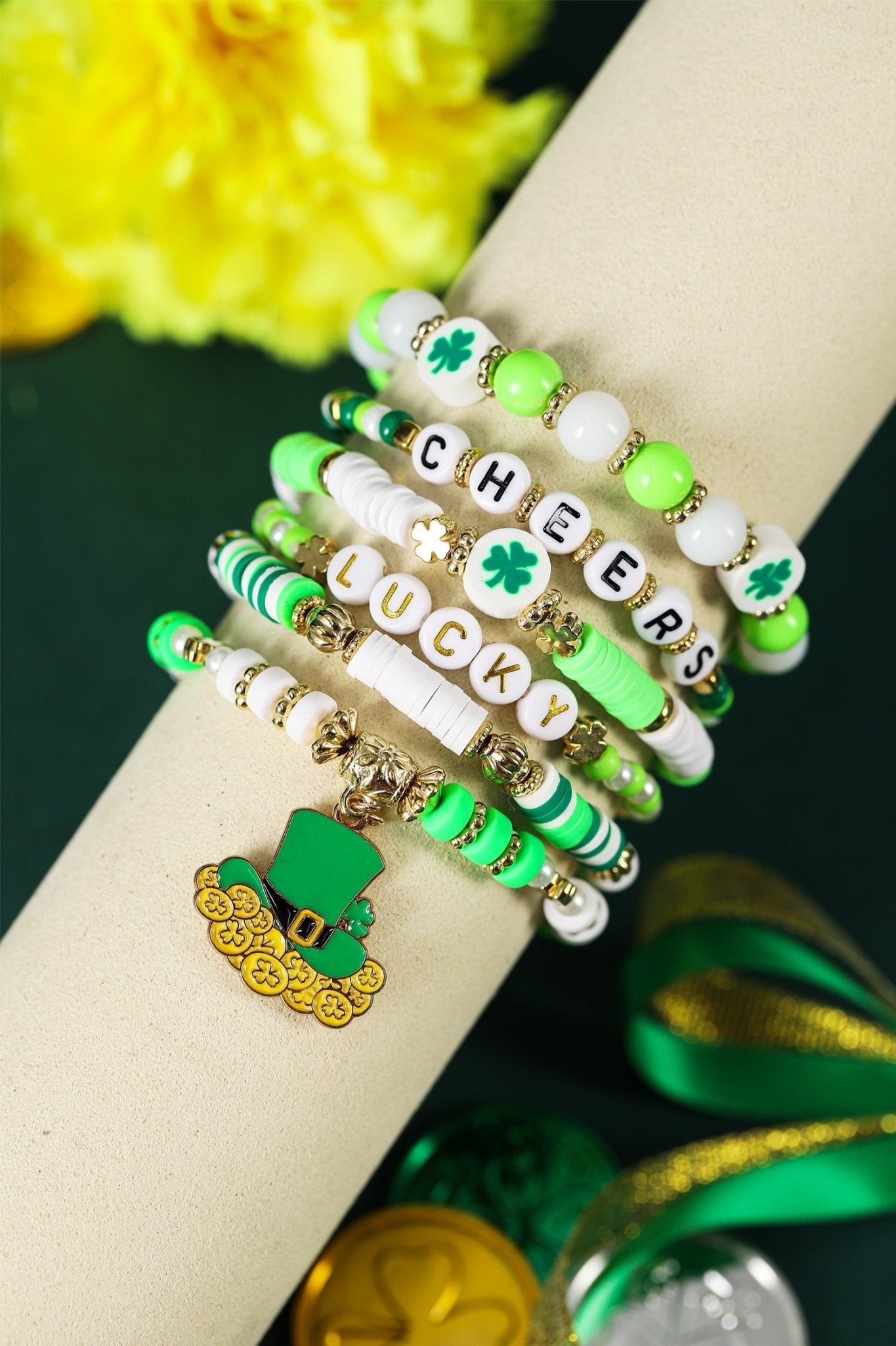 Alaina Multilayered 6pcs Bracelet Set - Hello Beautiful BoutiqueJewelryThreaded Pear